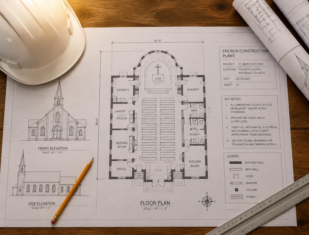 Planos arquitectónicos del proyecto